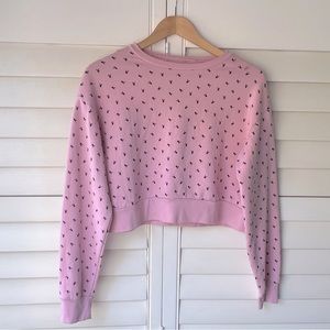 Playboy rabbit head cropped lightweight sweater.S. Very good condition.